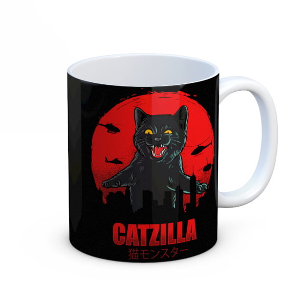 Macskás bögre "Catzilla"