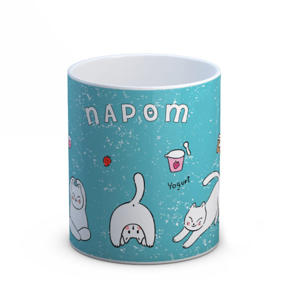 Cicás bögre "Napom"