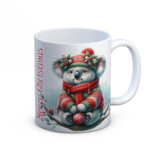 Karácsonyi koala bögre